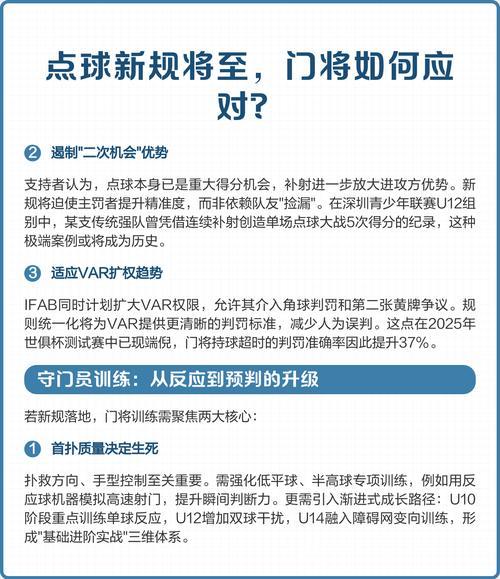 点球新规震撼提案！IFAB拟定：点球被扑即判死球，取消补射！