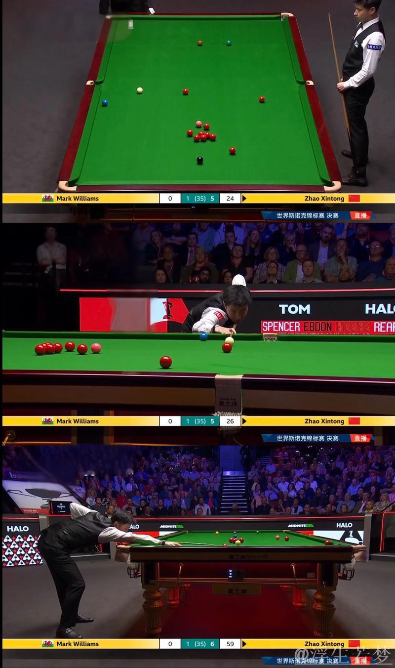 斯诺克世锦赛决赛:赵心童优势明显,11-6领先威廉姆斯 斯诺克世锦赛决赛:赵心童优势明显,11-6领先威廉姆斯